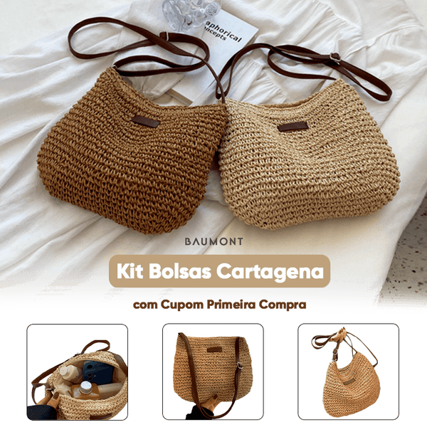 Bolsa Cartagena 2024® Fios de Ráfia