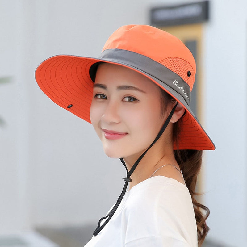Chapéu Feminino Respirável e com Proteção UV