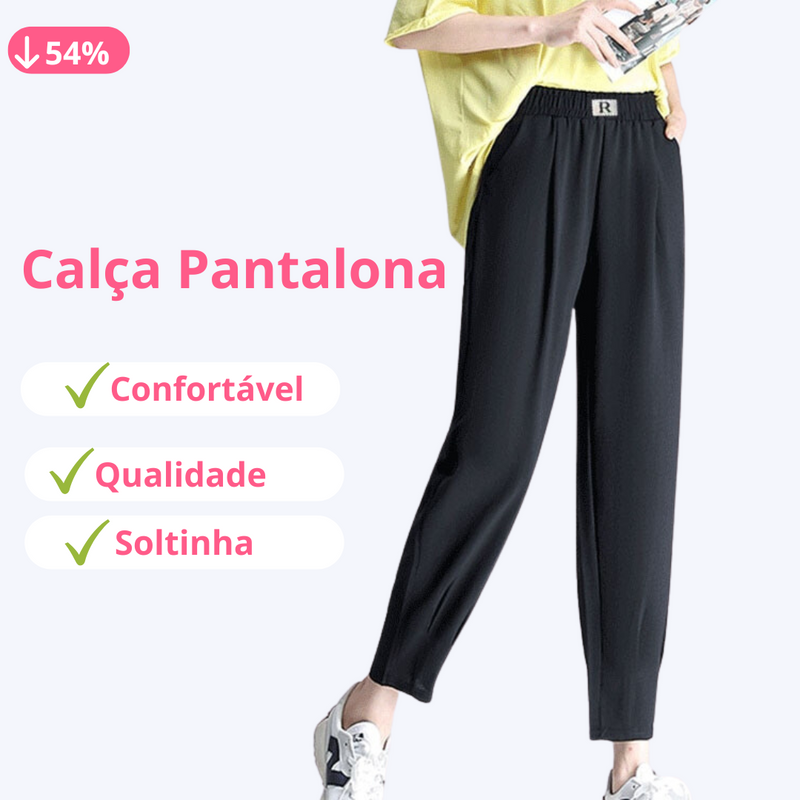 (Compre 1 Leve 2 Unidades) Calça Monabelle - A Mais Soltinha e Fresca do Mercado